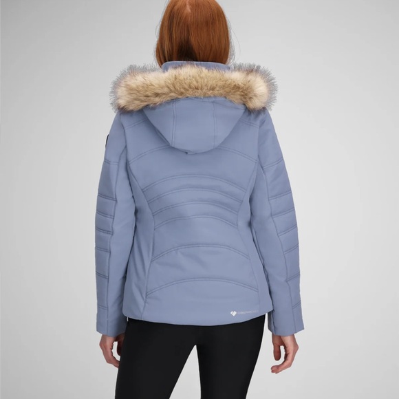 Obermeyer Women's Tuscany Elite Insulated Jacket size 16 XL with fur hood - Picture 2 of 14
